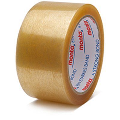 Verpackungsklebeband - MONTA 325 - monta Klebebandwerk GmbH - Polypropylen / Gummi / transparent