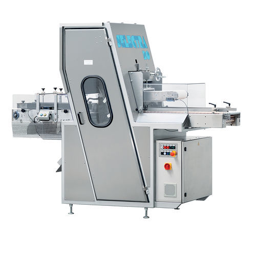 Vollautomatische Brotschneidemaschine für die Industrie - SL 50 - TG-Packaging bvba - mit durchlaufendem Bandmesser / horizontal