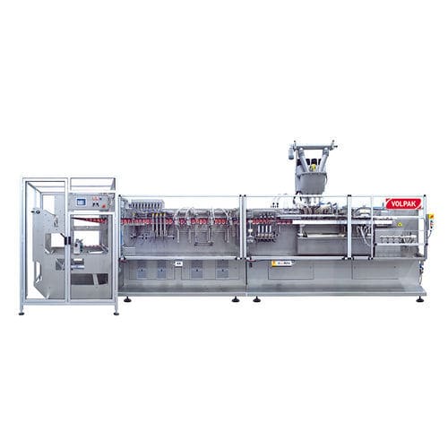 Horizontale Absackmaschine - SP 90 - Volpak S.A.U. - automatisch / für die Lebensmittelindustrie / für die Kosmetikindustrie