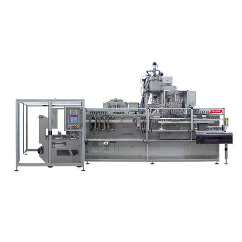Horizontale Absackmaschine - SP 70TC - Volpak S.A.U. - automatisch / für die Lebensmittelindustrie / für die Kosmetikindustrie