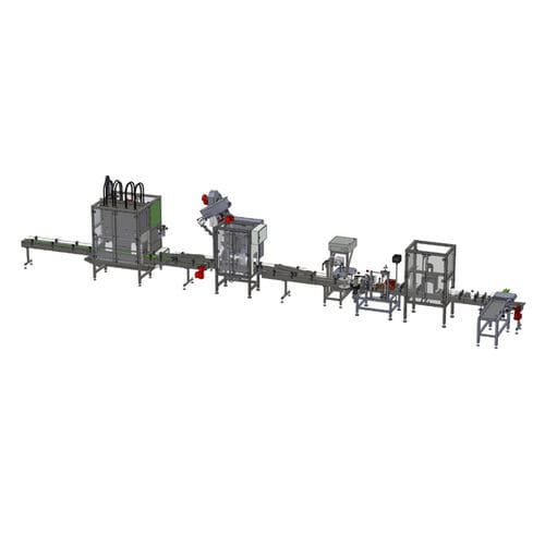 Automatische Füllanlage - DKAZ-line - VOLLENDA-WERK GmbH - für Kanister / für Flüssigkeiten / für Pflanzenschutzmittel