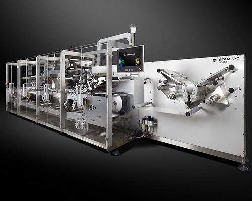 Verpackungsmaschine für Schokoladeprodukte - MC 400 - Stampac GmbH - automatisch / Folien / für Kaugummi
