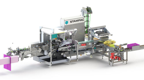 Verpackungsanlage für Schokoladeprodukte - Stampac GmbH - für die Lebensmittelindustrie / Folien / automatisch