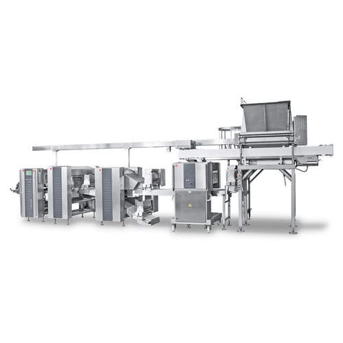 Einfachausgang-Nudelwalze - DOUGHLINER 700 - FRITSCH Bakery Technologies GmbH & Co. KG - mit Schneider