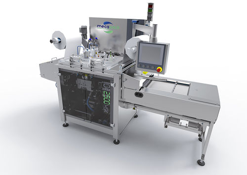 Automatische Versiegelmaschine - O²2500 HSK - Mecapack - für die Lebensmittelindustrie / für Schalen
