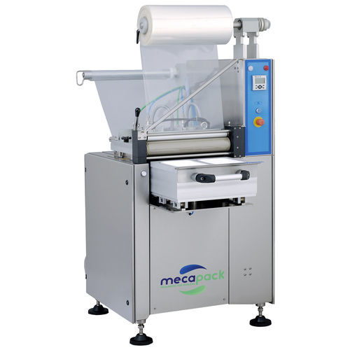 Halbautomatische Versiegelmaschine - S1000 - Mecapack - für die Lebensmittelindustrie / für Schalen / für die Pharmaindustrie