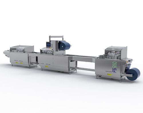 Kunststofffolien-Thermoformmaschine - FS950 - Mecapack - für Lebensmittelverpackung / für Verpackungen pharmazeutischer Produkte / für medizinische Verpackung