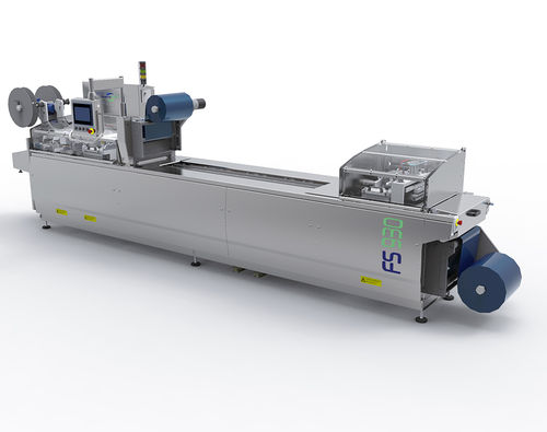 Kunststofffolien-Thermoformmaschine - FS930 - Mecapack - für Lebensmittelverpackung / für Verpackungen pharmazeutischer Produkte / für medizinische Verpackung