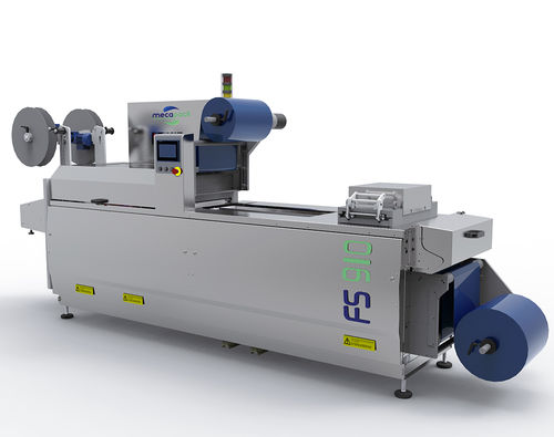 Kunststofffolien-Thermoformmaschine - FS910 - Mecapack - für Lebensmittelverpackung / für Verpackungen pharmazeutischer Produkte / für medizinische Verpackung