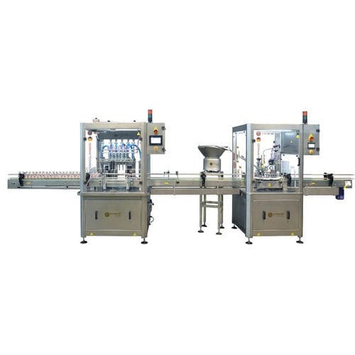 Automatische Füll- und Verschließanlage - FF4 - White Steel GmbH - für Flüssigkeiten