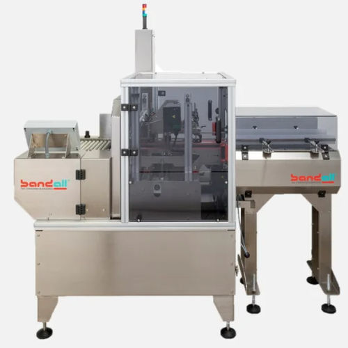 Automatische Banderoliermaschine - TXL series - Bandall B.V. - mit Bandförderer / für die Druckindustrie / für Gemüse