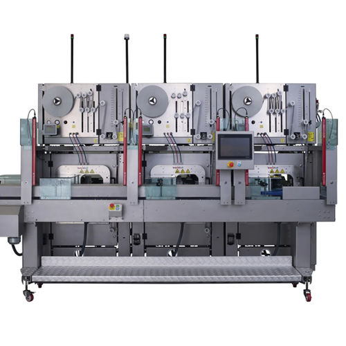 Automatische Banderoliermaschine - Bandall B.V. - mit Touchscreen / mit Bandförderer / mit Drucker