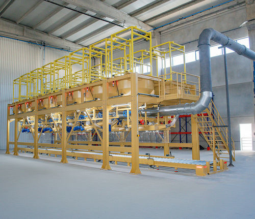 Pulverdosiersystem - DÜZLEM METAL SANAYI VE TICARET LTD STI - pneumatisch / mit Mixer / kontinuierlich