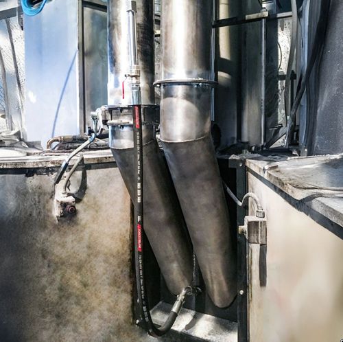 Automatisches Zuführsystem - DÜZLEM METAL SANAYI VE TICARET LTD STI - pneumatisch / für Produktionsanlagen / für Spritzgussmaschinen