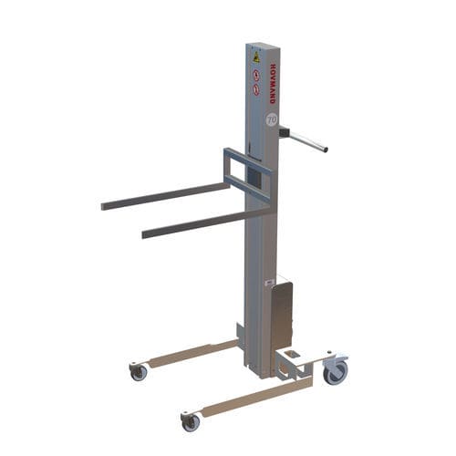 Gabel-Hebegerät - Impox 70L G1-ix - HOVMAND - Edelstahl / für Kisten / für Industrieanwendungen