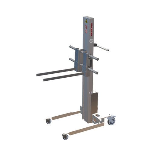 Pneumatisches Hebegerät - Impox 70L Flex - HOVMAND - Gabel / Edelstahl / für Kisten