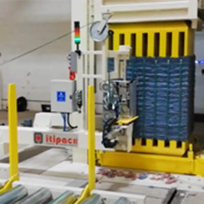Automatische Umreifungsmaschine - ITIPACK S.r.l. - für Ballen / für Polyesterbänder / für die Verpackungsindustrie