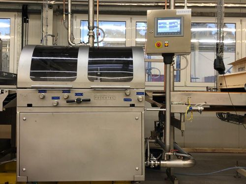 Schokoladen-Beschichtungsmaschine - ENROULTRA - FECOATEC s.l. - für die Lebensmittelindustrie / für Pralinen / Obst