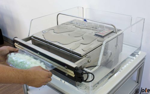 Impuls-Schweißgerät / für Folien - Fermant 600 compact V2A - joke mechanix GmbH - pedalbetrieben / horizontal / für Tüten
