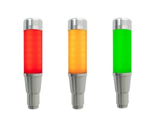 LED-Signalsäule - OCS2-101-BN-RGY - Otennlux Lighting Technology Co.,Ltd - 3-Farben / IP65 / mit Buzzer