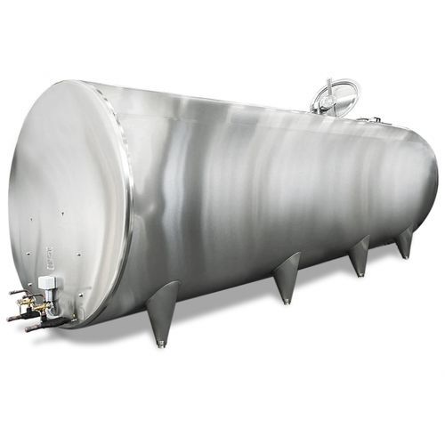 Kühltank - E.T.A. S.r.l. - für Milch / Edelstahl / zylinderförmig