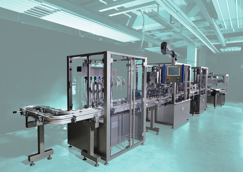 Automatische Füllmaschine - Flex-O-Line® - Gustav Obermeyer GmbH u Co KG - für Flaschen / für Kosmetik / für die Kosmetikindustrie