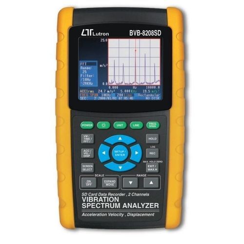 Schwingungsanalysegerät für Maschinenüberwachung - BVB-8208SD - Lutron - FFT / mit Datenlogger