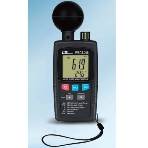 Digitales Psychrometer - WBGT-208 - Lutron - Handgerät / Temperatur / Feuchte