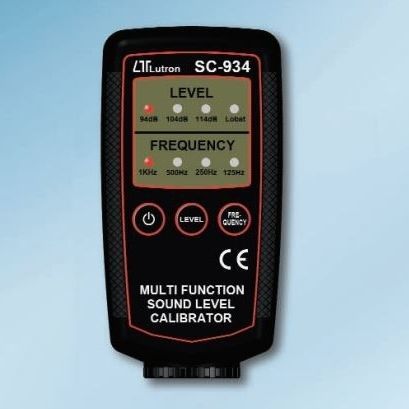 Schallpegelkalibrator - SC-934 - Lutron - tragbar / Mehrfrequenz
