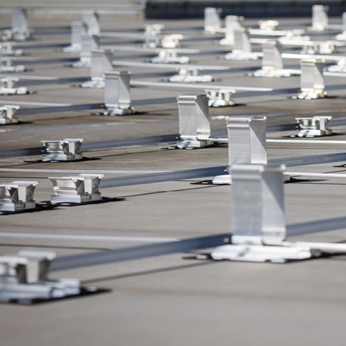 Solar-Montagesystem für Flachdach - MSP-FR-EW - Ernst Schweizer AG - aus Aluminium