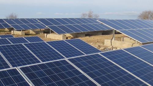 Solar-Montagesystem / Freiland - FMS-V2B - Arau Technik GmbH - mit Betonfundamenten