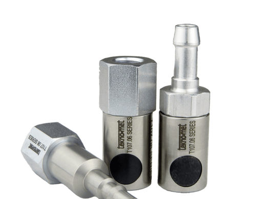 Pneumatischer Anschluss - T107 series - TEKNO-MET BAĞLANTI ELEMANLARI SAN. ve TİC. LTD. ŞTİ - hydraulisch / Schnell / Edelstahl