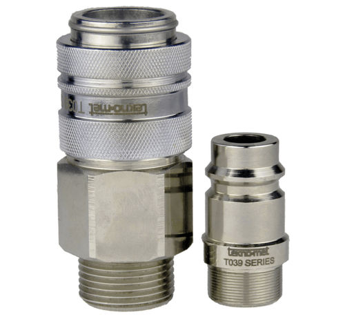 Hydraulikanschluss - T039 series - TEKNO-MET BAĞLANTI ELEMANLARI SAN. ve TİC. LTD. ŞTİ - pneumatisch / Schnell / Messing