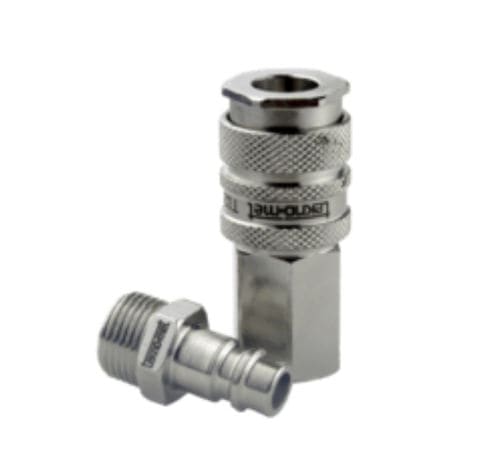 Pneumatischer Anschluss - T025 series - TEKNO-MET BAĞLANTI ELEMANLARI SAN. ve TİC. LTD. ŞTİ - Schnell / Edelstahl / vernickeltes Messing
