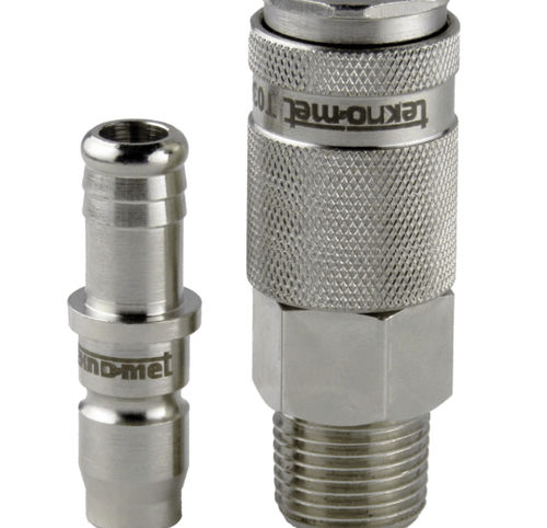 Pneumatischer Anschluss - T033 series - TEKNO-MET BAĞLANTI ELEMANLARI SAN. ve TİC. LTD. ŞTİ - Gewinde / Schnell / Edelstahl