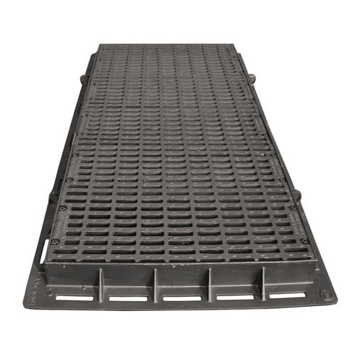 Metall-Gitterrost - BIGDRAIN MODULAR F900 8030 - Fonderie Belli SPA - für hohe Belastungen / für Gullideckel / Mulden