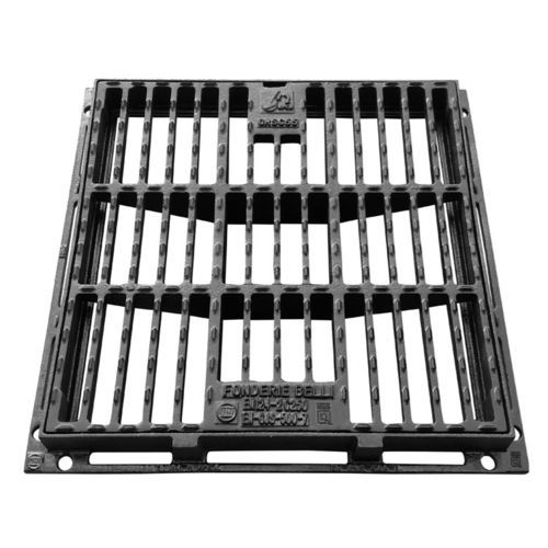 Metall-Gitterrost - GRSC series - Fonderie Belli srl - für hohe Belastungen / Wasser / Mulden