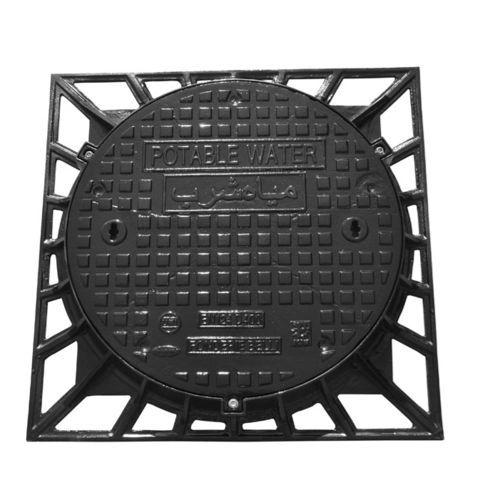 Fahrbahndeckel / duktiles Gusseisen - MUS CLASS D400 series - Fonderie Belli SPA - quadratisch / rund