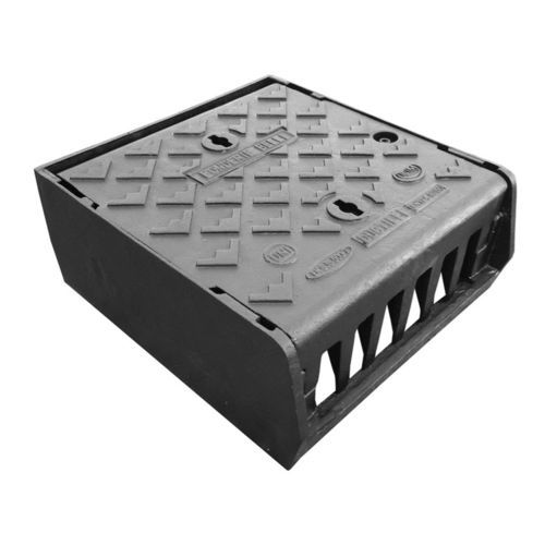 Metall-Gitterrost - KERB D400/C250 - Fonderie Belli SPA - für seitliche Anwendung / Wasser