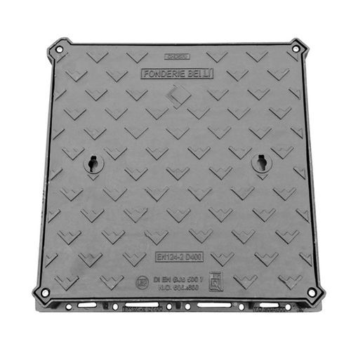 Mannloch / duktiles Gusseisen - CHDS CLASS D400 series - Fonderie Belli SPA - quadratisch / rechteckig