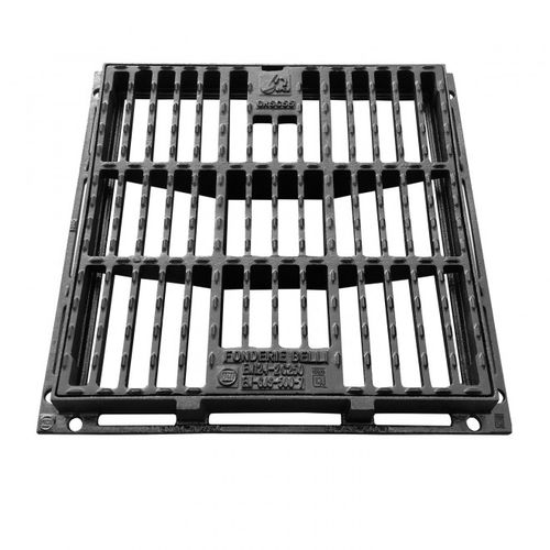 Metall-Gitterrost - GRSC - CONCAVA C250 - Fonderie Belli SPA - für hohe Belastungen / Wasser / Mulden