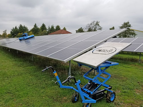 Bodenreinigungsroboter - LIFTER - AX Solar Robot - für Solarpanel / mobil