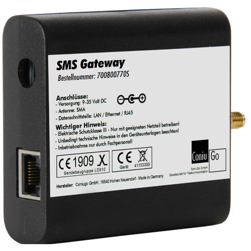 Gateway für Kommunikation - 700800770S - ConiuGo Gesellschaft für Telekommunikation mbH - LAN