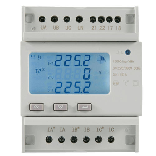 Drehstromzähler - KET-PMT-218 - Kerberos Srl - für DIN-Schiene / RS-485 / Modbus