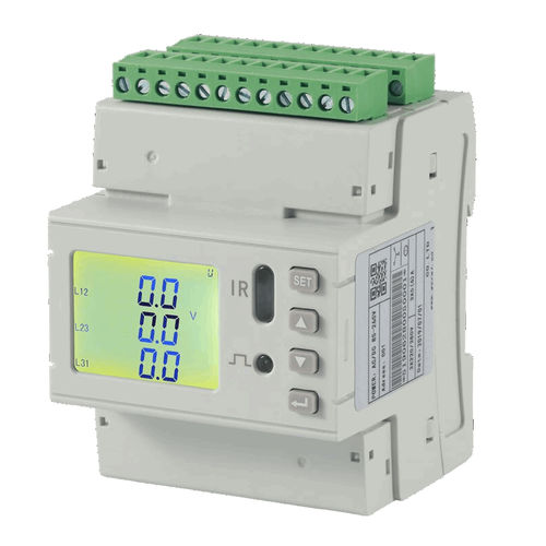 Drehstromzähler - KET-PMT-414.16 - Kerberos Srl - für DIN-Schiene / Modbus / mit LCD-Display