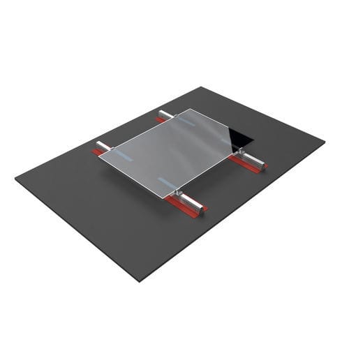 Solar-Montagesystem für Flachdach - ROOF-SOLAR BITUMEN - Dome Solar - für Montage im Hochformat / aus Aluminium / selbsttragend