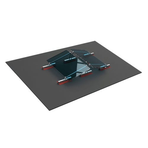 Solar-Montagesystem für Flachdach - ROOF-SOLAR TILTED BITUMEN - Dome Solar - für Montage im Hochformat / aus Aluminium / aus Edelstahl