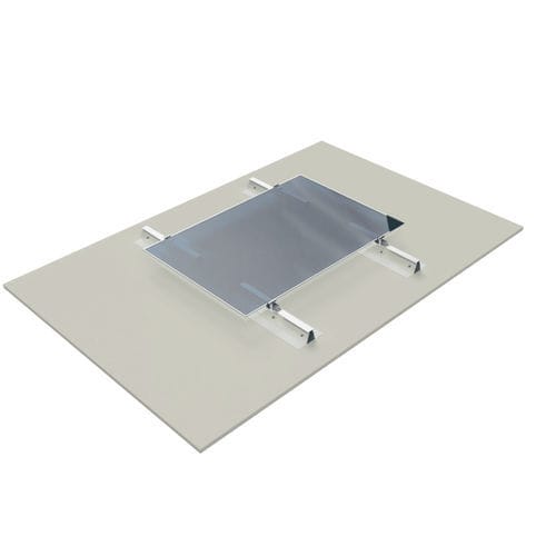 Solar-Montagesystem für Flachdach - ROOF-SOLAR TPO - Dome Solar - für Montage im Hochformat / aus Aluminium / aus Edelstahl
