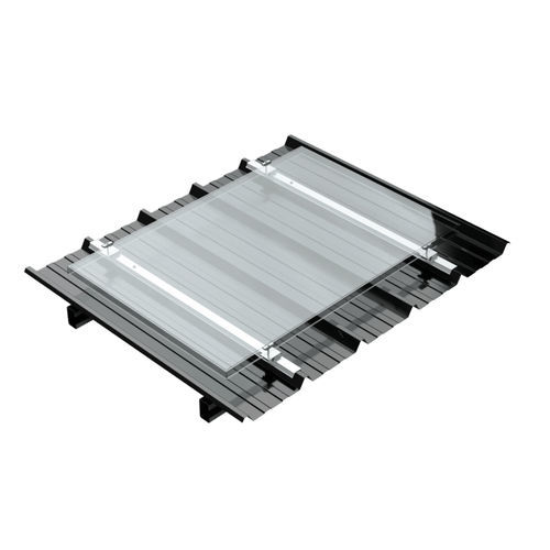 Solar-Montagesystem für Flachdach - ITAL-SOLAR - Dome Solar - für Montage im Hochformat / aus Aluminium / aus Edelstahl