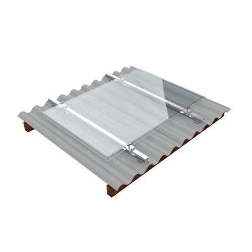 Solar-Montagesystem für Flachdach - FIBRO-SOLAR - Dome Solar - für Montage im Hochformat / aus Aluminium / aus Edelstahl